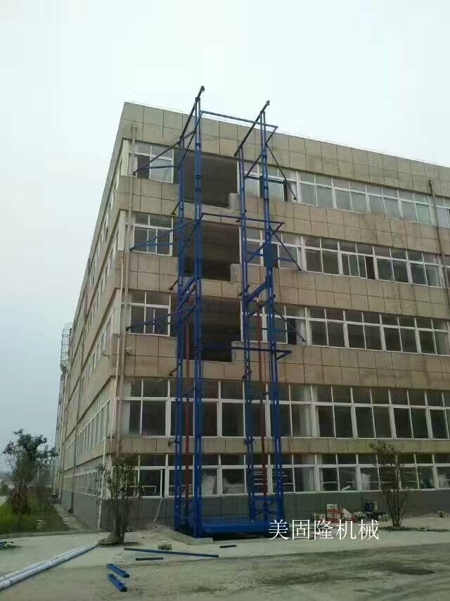 菏泽室外双臂导轨式升降机厂家